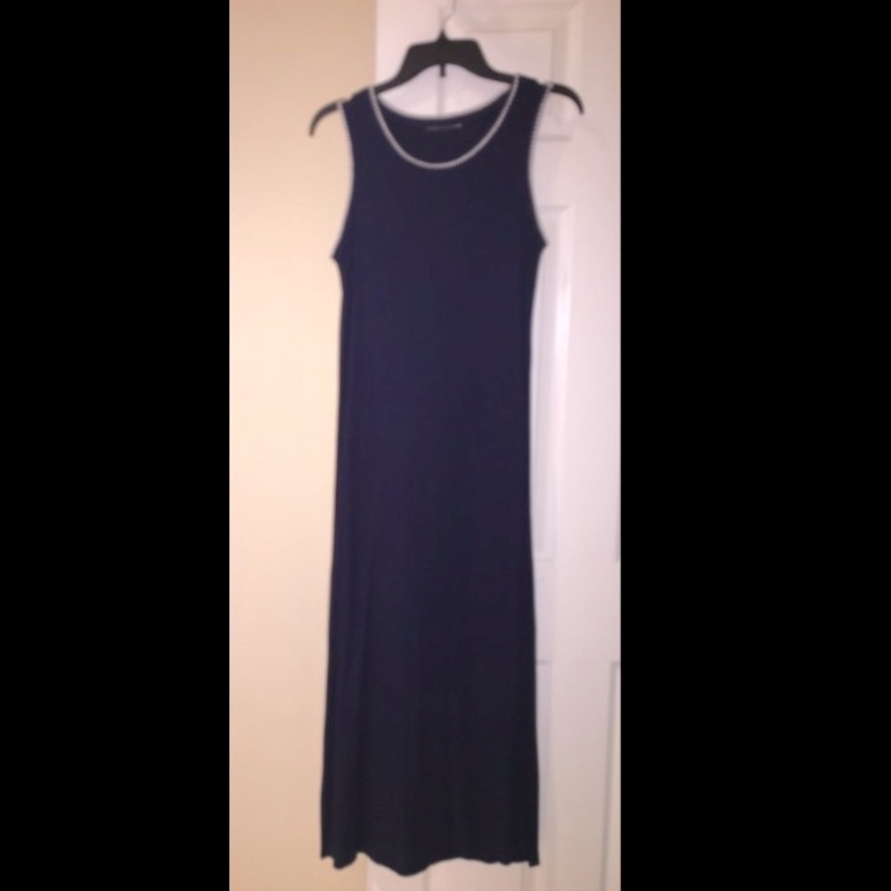 Navy Blue Knit Dress - Hangs Beautifully!